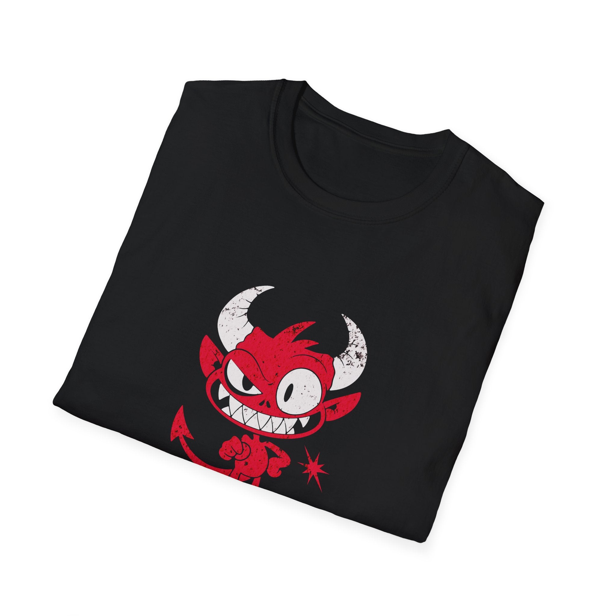 I've Got Your Back _ Satanic Honor - Unisex Softstyle T-Shirt (Front) - Damned Threads